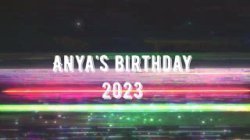День Рождения Ани 2023